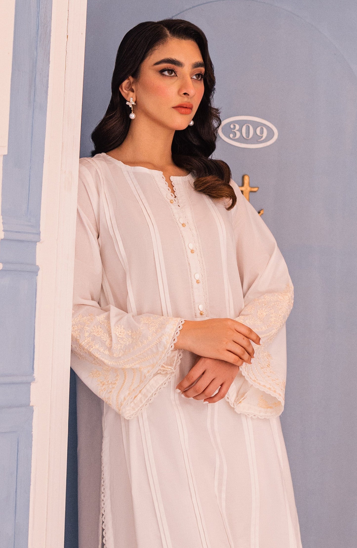 Orient - Stitched 2 Piece Plain Cambric Shirt and Cambric Pant