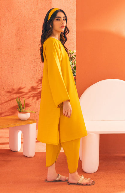 Orient - Stitched 2 Piece Plain Raw Silk Shirt and Raw Silk Pant
