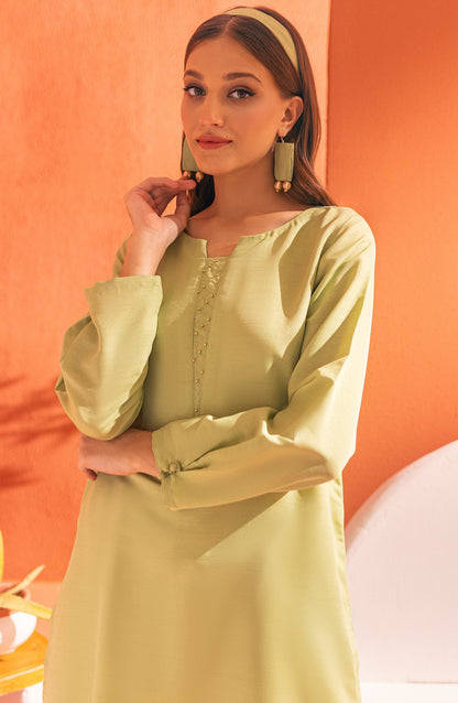 Orient - Stitched 2 Piece Plain Raw Silk Shirt and Raw Silk Pant