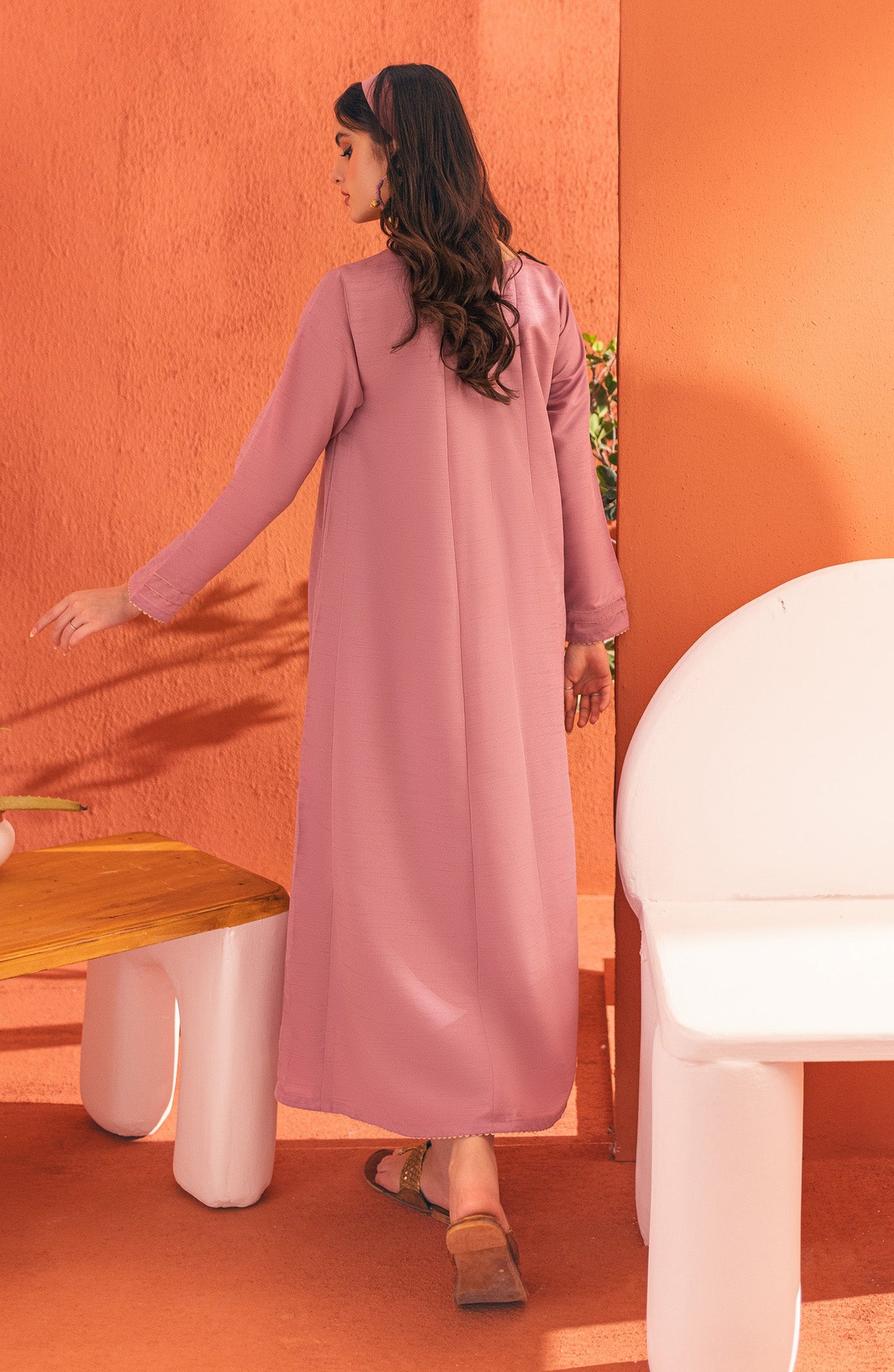 Orient - Stitched 2 Piece Plain Raw Silk Shirt and Raw Silk Pant