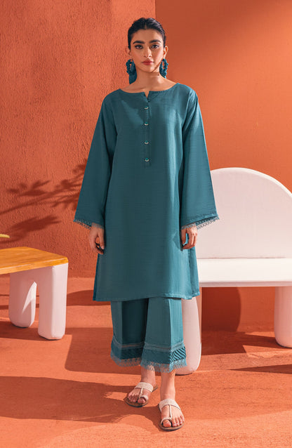 Orient - Stitched 2 Piece Plain Raw Silk Shirt and Raw Silk Pant