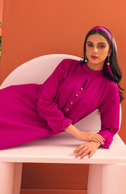 Orient - Stitched 2 Piece Plain Raw Silk Shirt and Raw Silk Pant