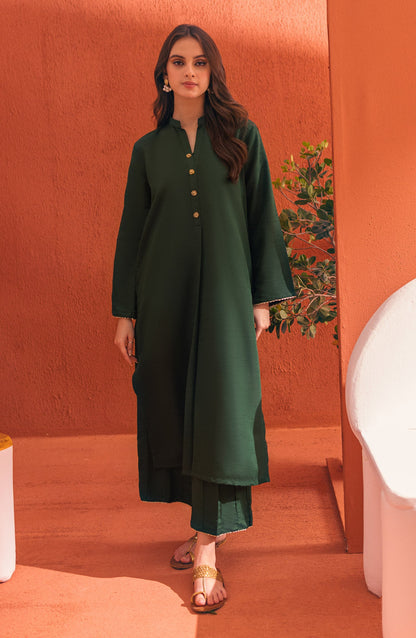 Orient - Stitched 2 Piece Plain Raw Silk Shirt and Raw Silk Pant