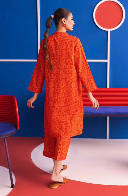 Orient - Stitched 2 Piece Printed Cambric Shirt and Cambric Pant