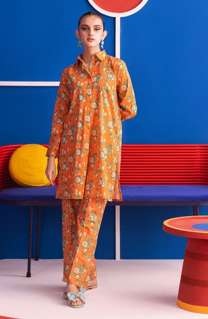 Orient - Stitched 2 Piece Printed Cambric Shirt and Cambric Pant