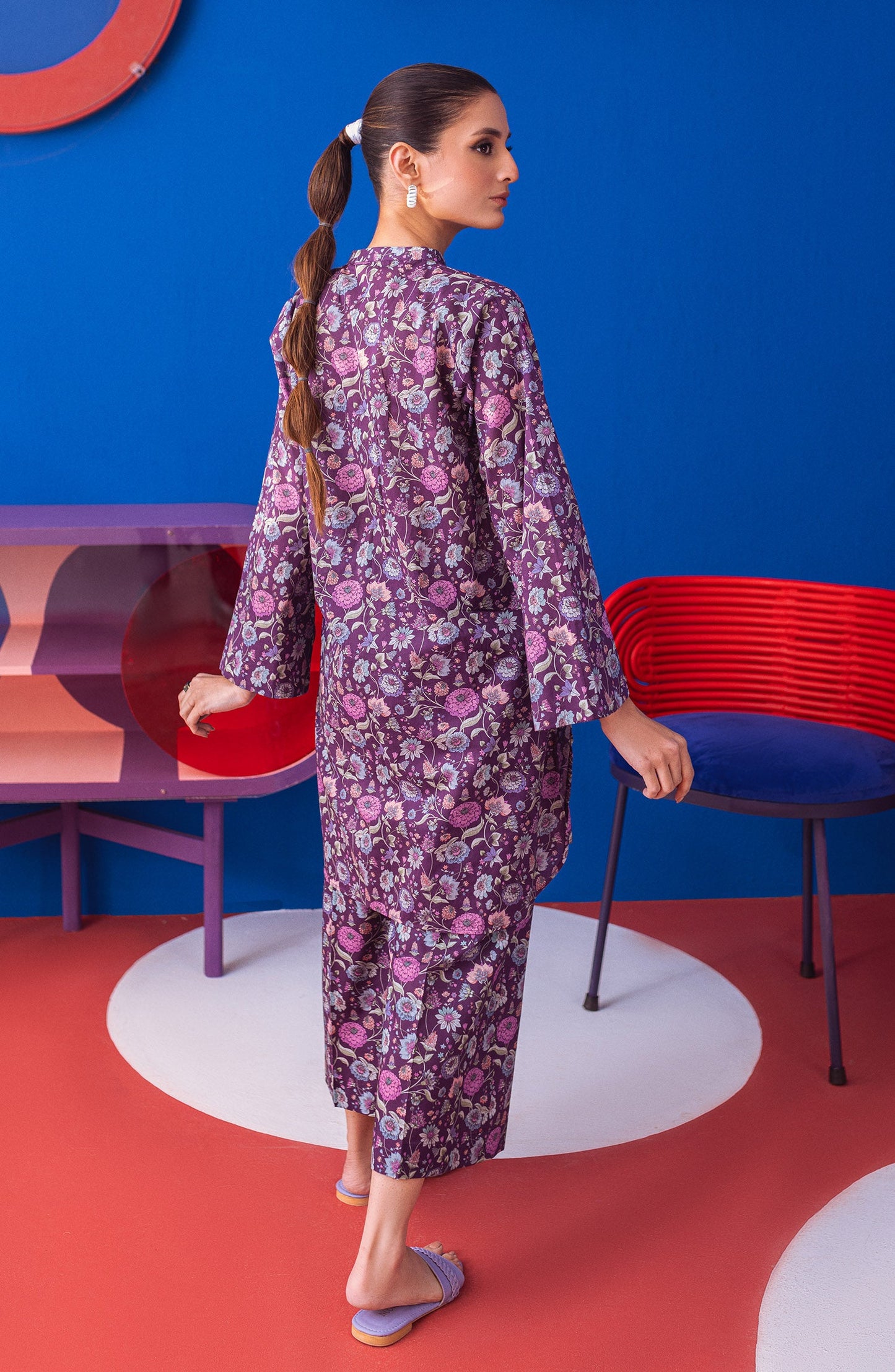 Orient - Stitched 2 Piece Printed Cambric Shirt and Cambric Pant