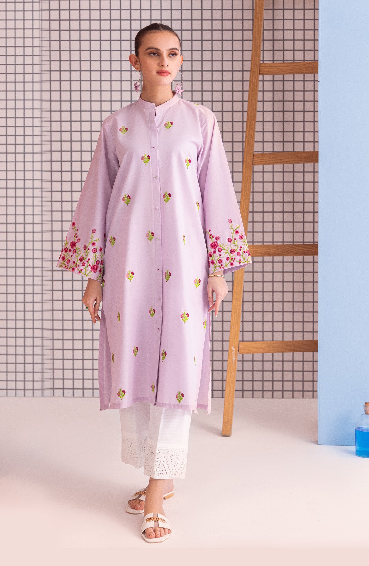 Orient - Stitched 1 Piece Embroidered Lawn Shirt