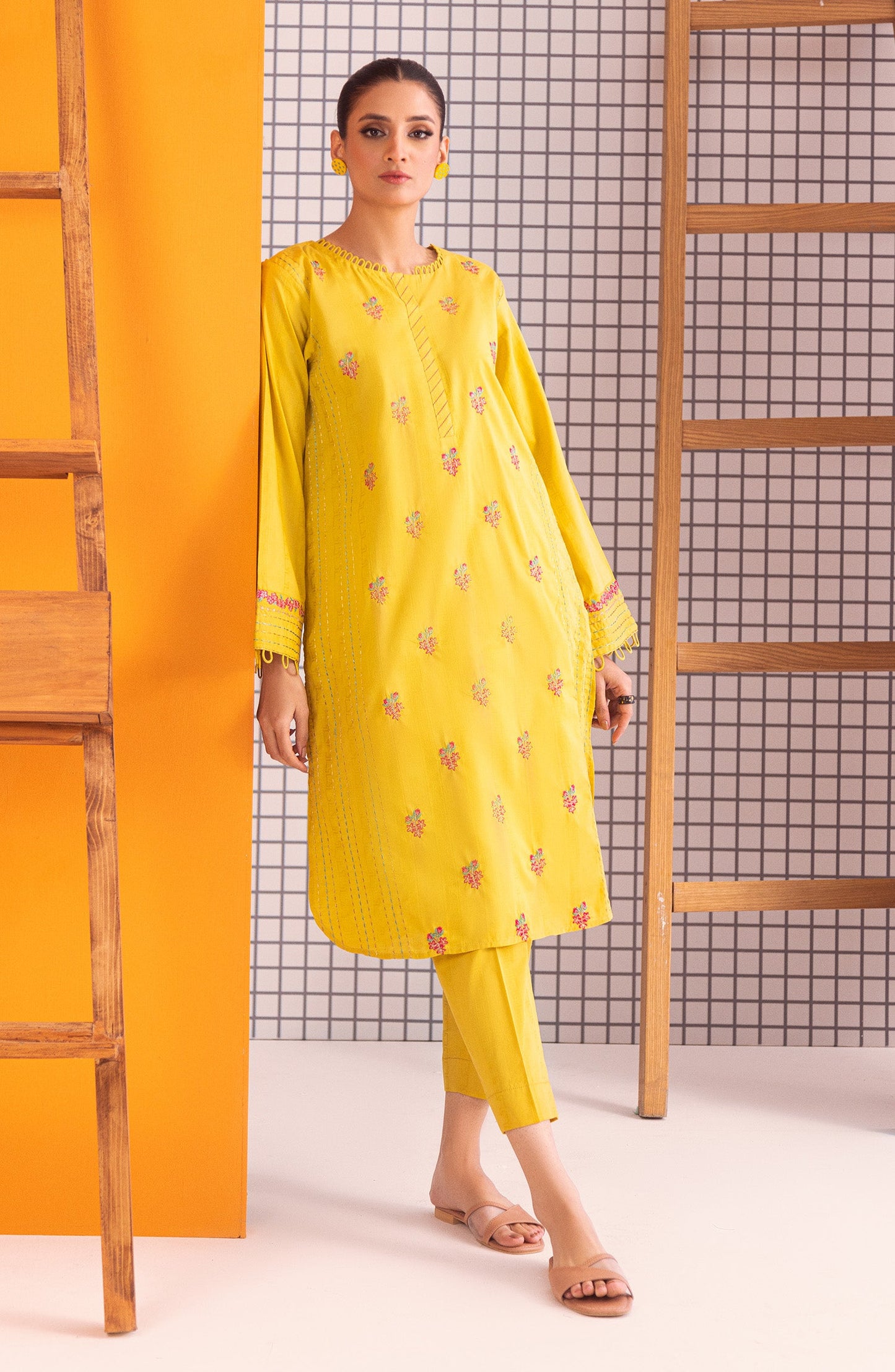 Orient - Stitched 2 Piece Embroidered Jacquard Shirt and Jacquard Pant