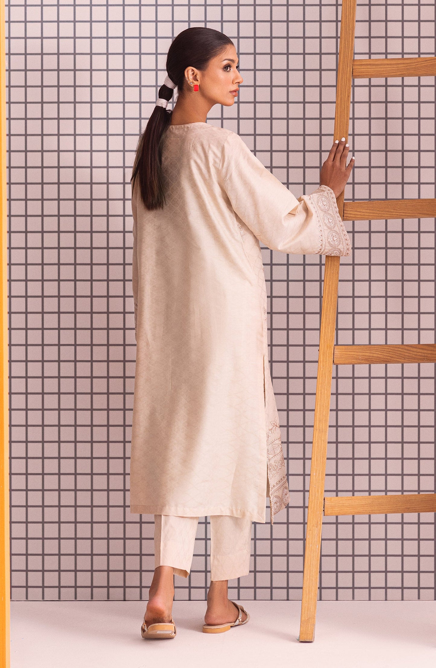 Orient - Stitched 2 Piece Embroidered Jacquard Shirt and Jacquard Pant