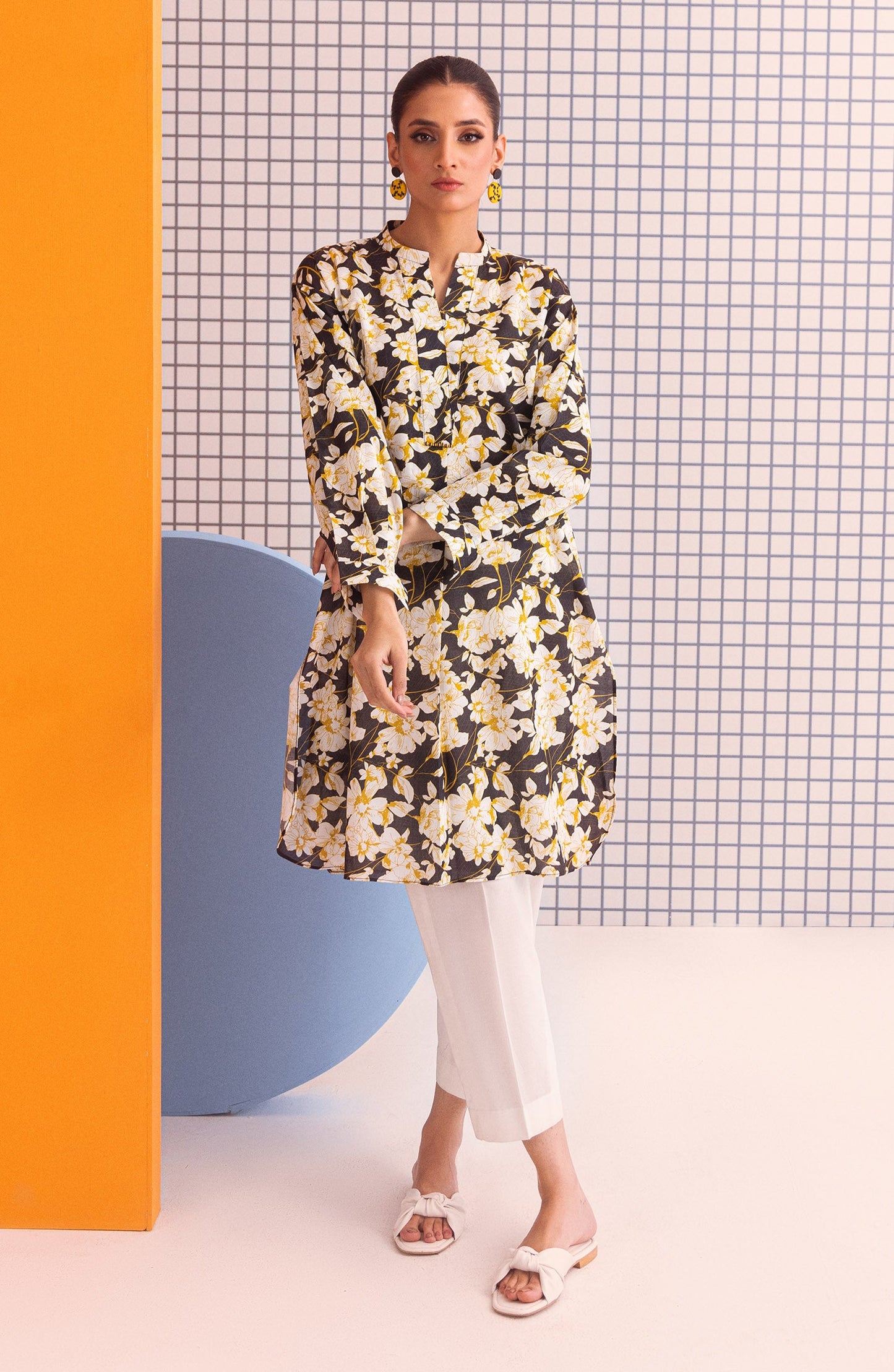 Orient - Stitched 1 Piece Printed Cambric Shirt