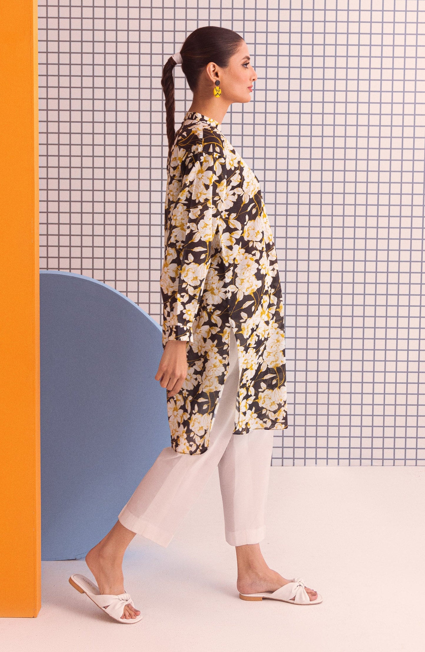 Orient - Stitched 1 Piece Printed Cambric Shirt