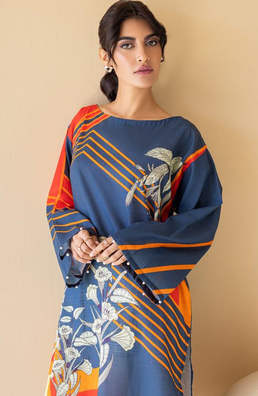 Orient - Unstitched 1 Piece Printed Khaddar Shirt