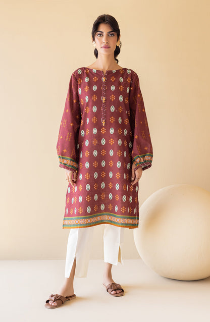 Orient - Stitched 1 Piece Printed Khaddar Shirt