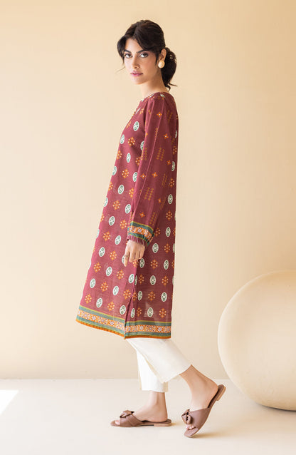 Orient - Stitched 1 Piece Printed Khaddar Shirt