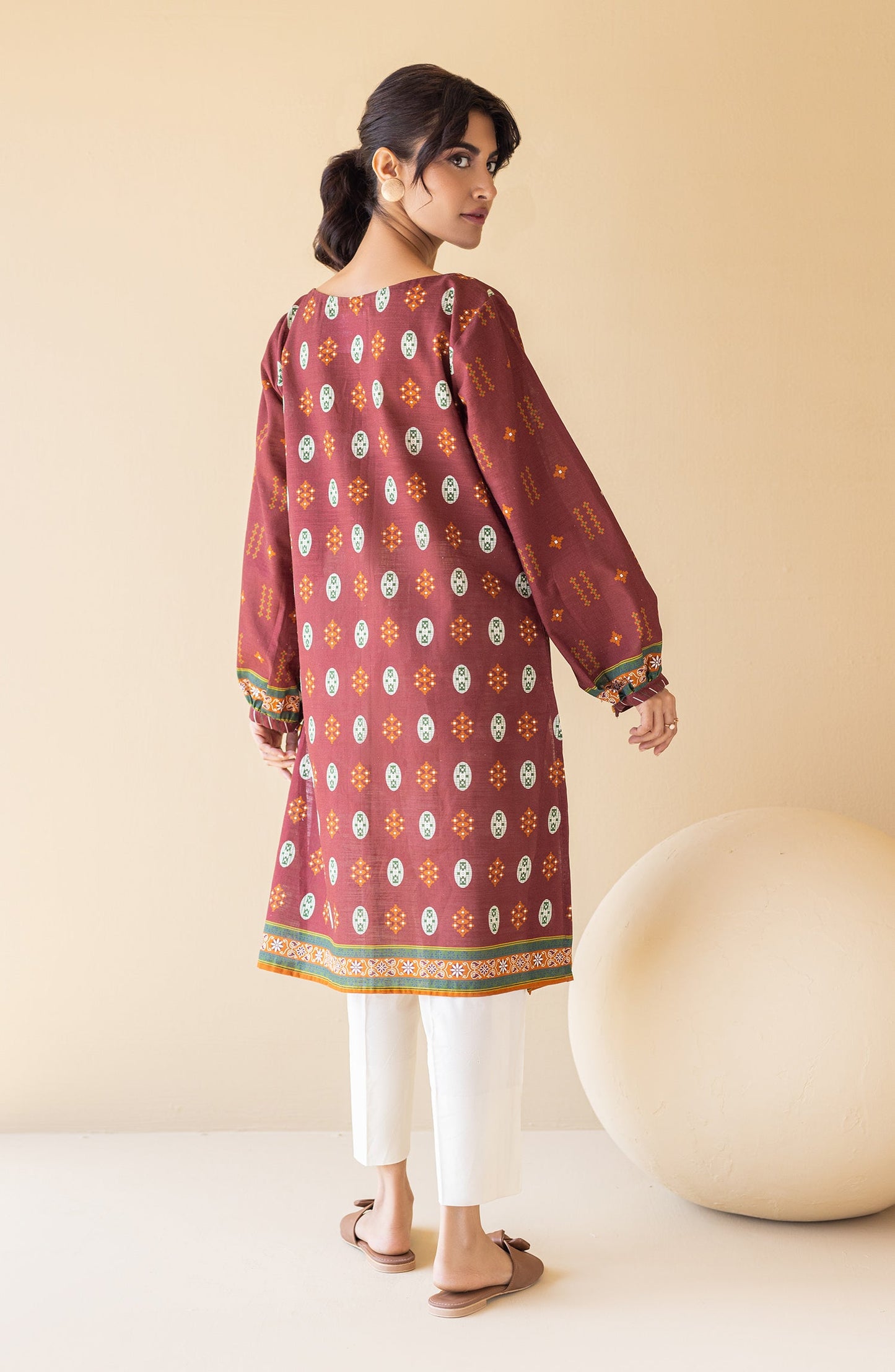 Orient - Stitched 1 Piece Printed Khaddar Shirt