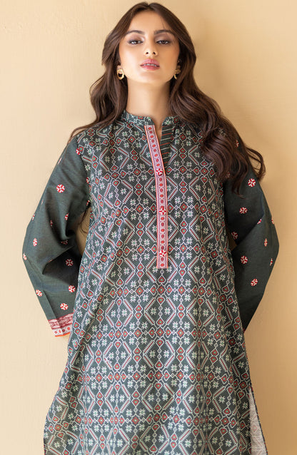 Orient - Unstitched 1 Piece Printed Khaddar Shirt