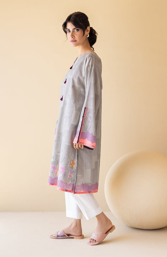 Orient - Unstitched 1 Piece Printed Khaddar Shirt