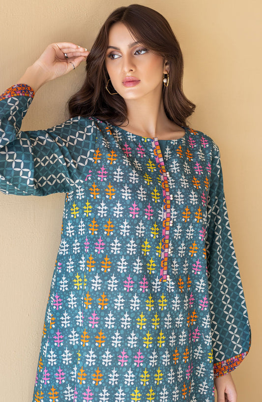 Orient - Unstitched 1 Piece Printed Khaddar Shirt