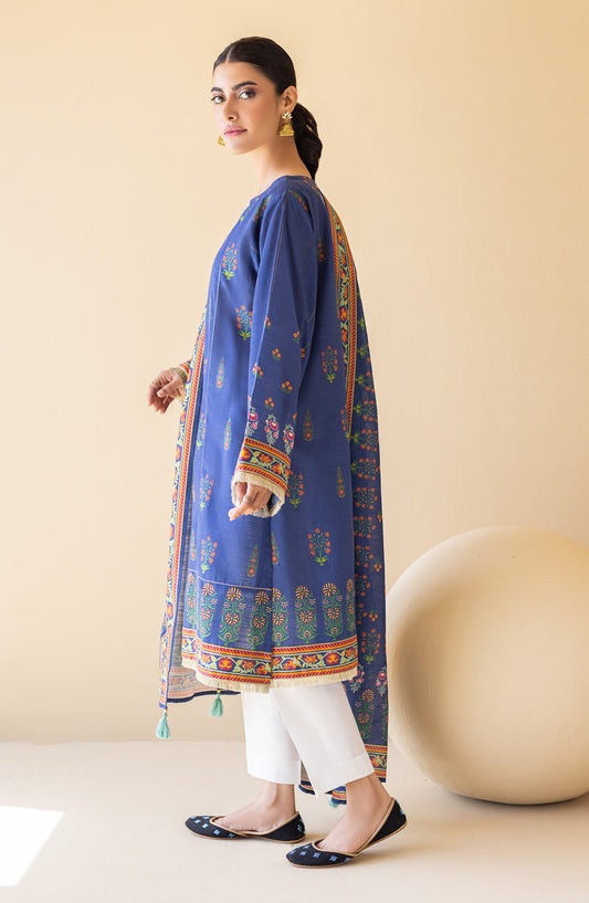 Orient - Unstitched 2 Piece Printed Khaddar Shirt and Khaddar Dupatta