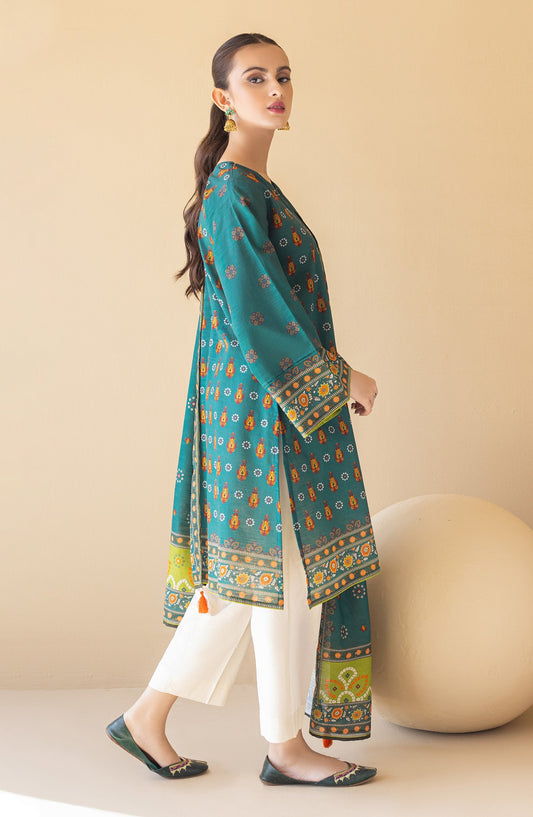 Orient - Unstitched 2 Piece Printed Khaddar Shirt and Khaddar Dupatta