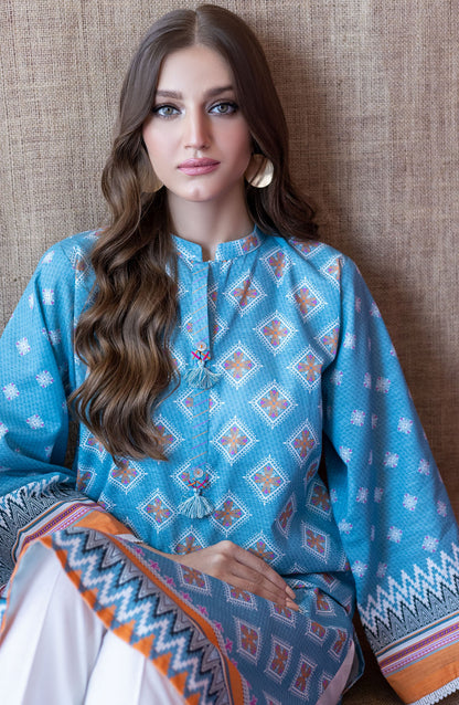 Orient - Unstitched 1 Piece Printed Khaddar Shirt