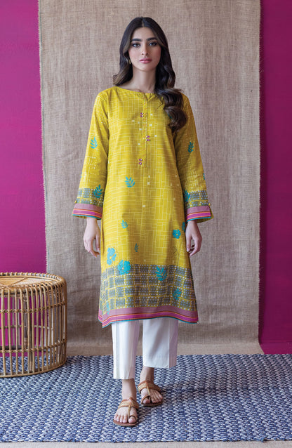 Orient - Unstitched 1 Piece Printed Khaddar Shirt