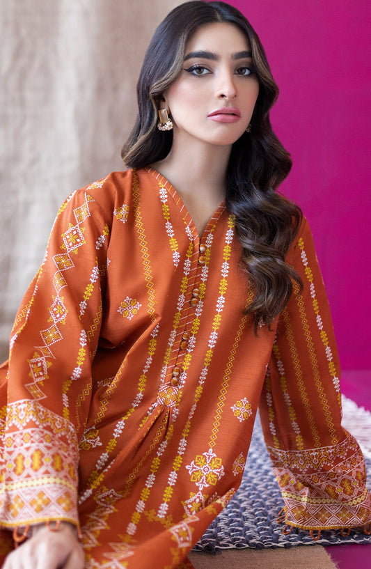 Orient - Unstitched 1 Piece Printed Khaddar Shirt