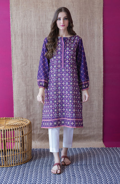 Orient - Unstitched 1 Piece Printed Khaddar Shirt