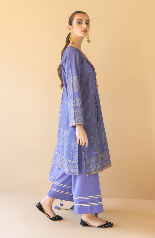 Orient - Unstitched 3 Piece Embroidered Karandi Shirt , Karandi Pant and Karandi Dupatta