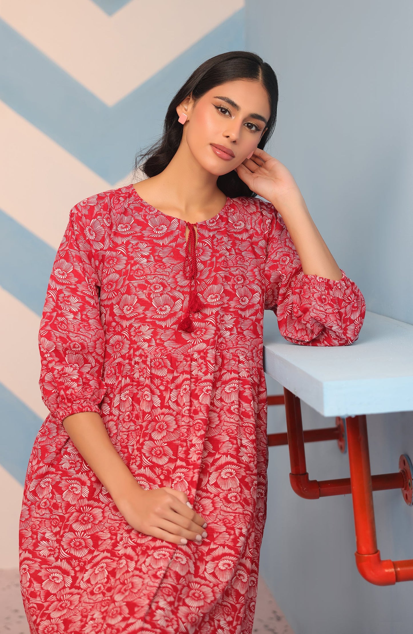 Orient - Stitched 1 Piece Printed Khaddar Shirt