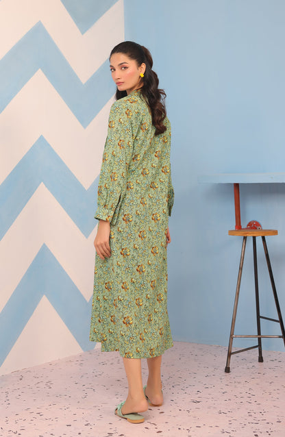 Orient - Stitched 1 Piece Printed Khaddar Shirt