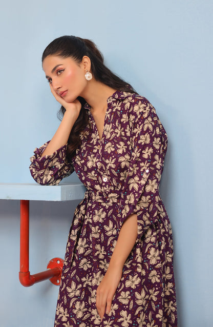 Orient - Stitched 1 Piece Printed Khaddar Shirt
