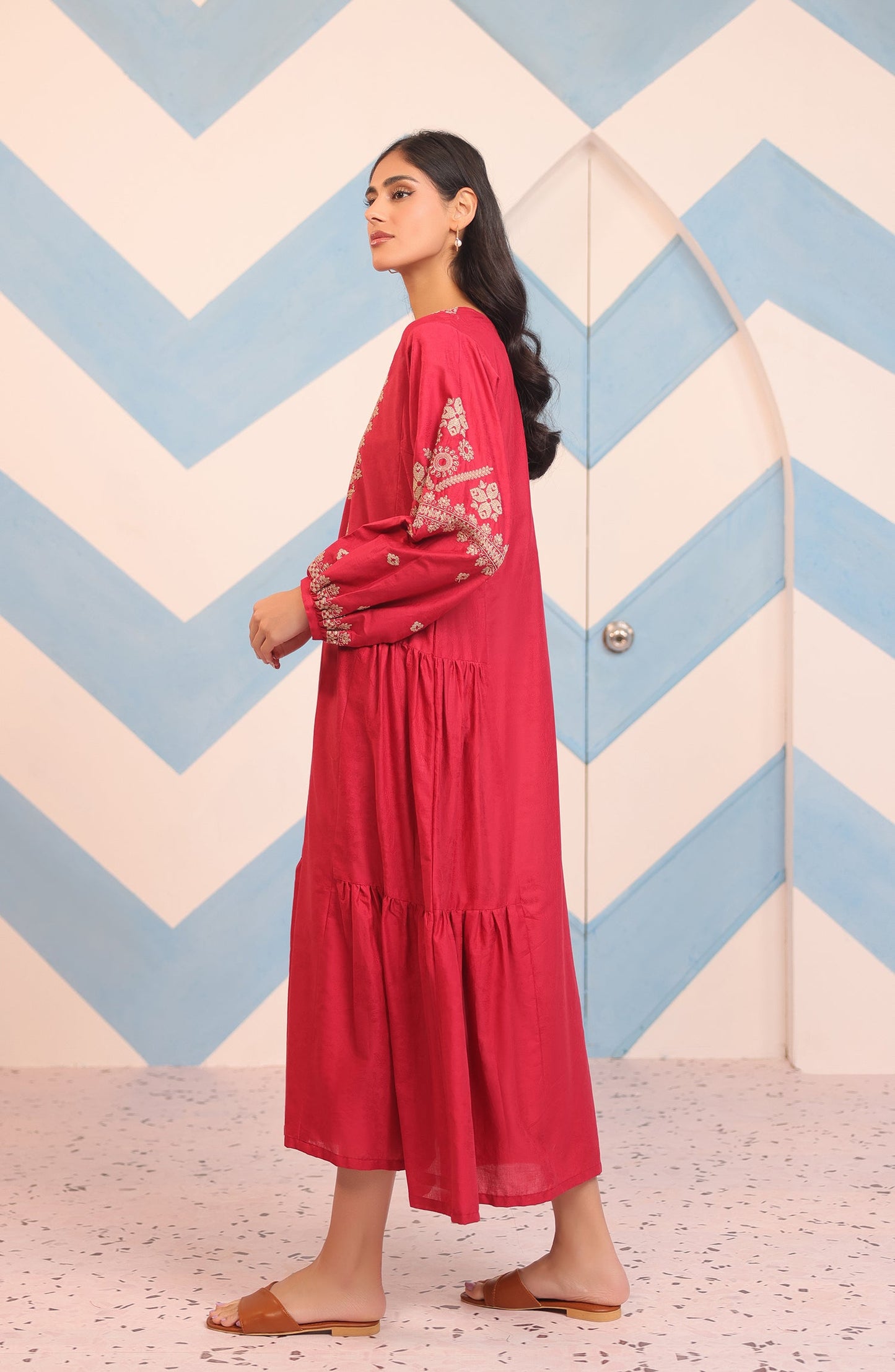 Orient - Stitched 1 Piece Embroidered Jacquard Shirt