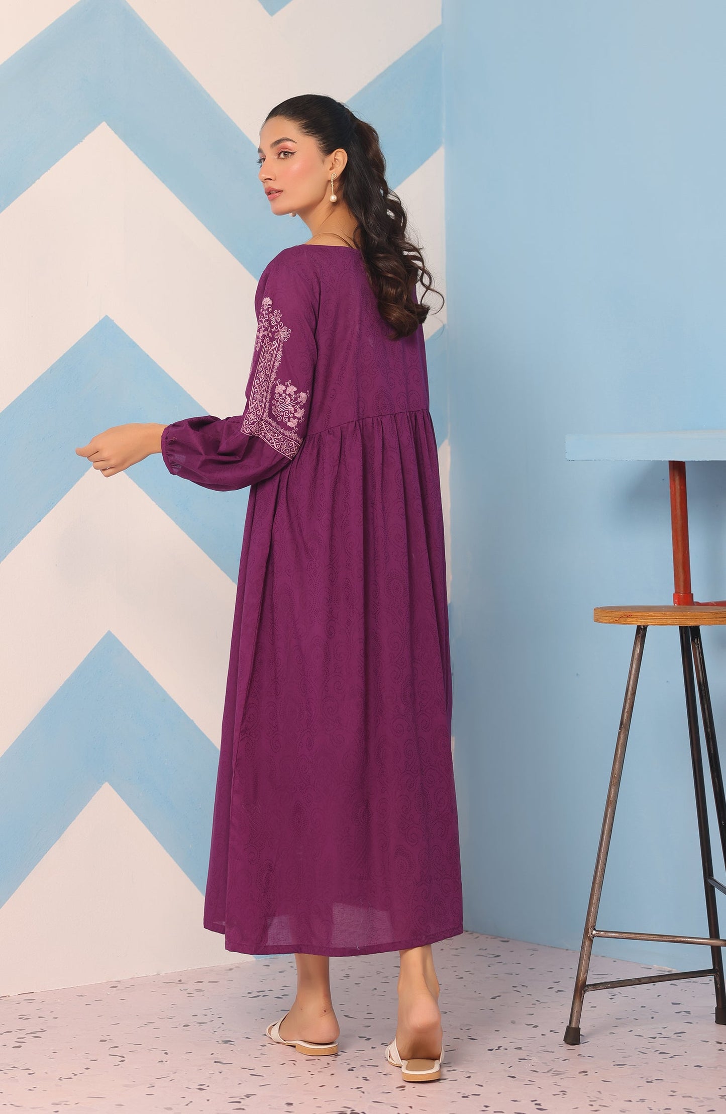 Orient - Stitched 1 Piece Embroidered Jacquard Shirt