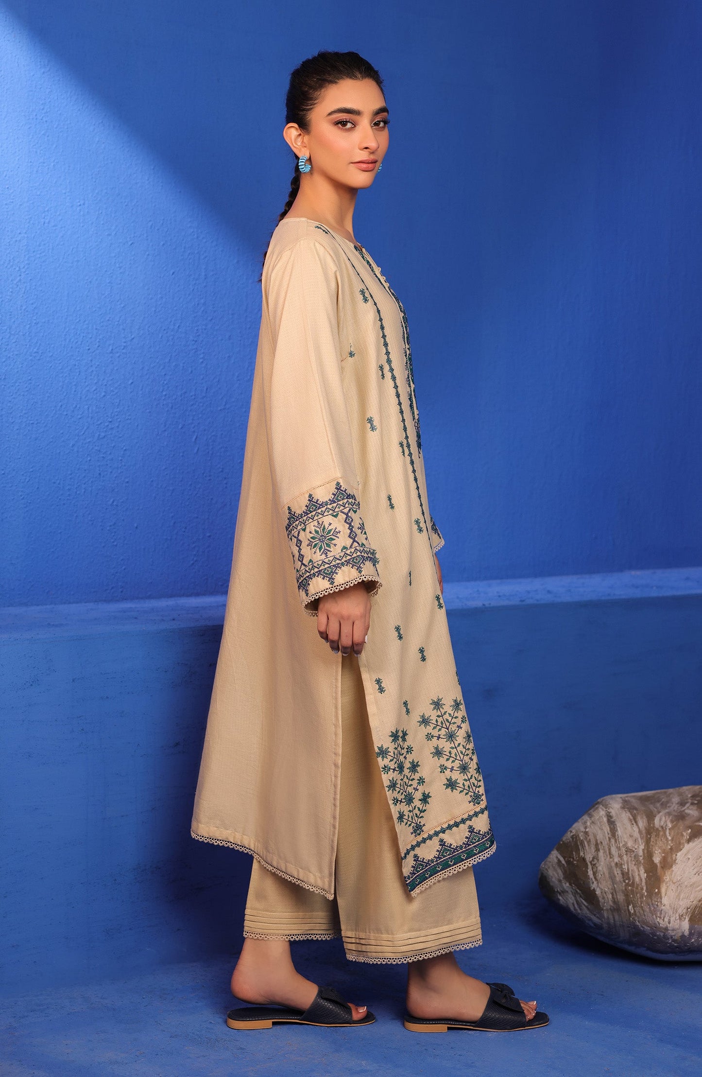 Orient - Stitched 2 Piece Embroidered Dobby Shirt and Dobby Pant