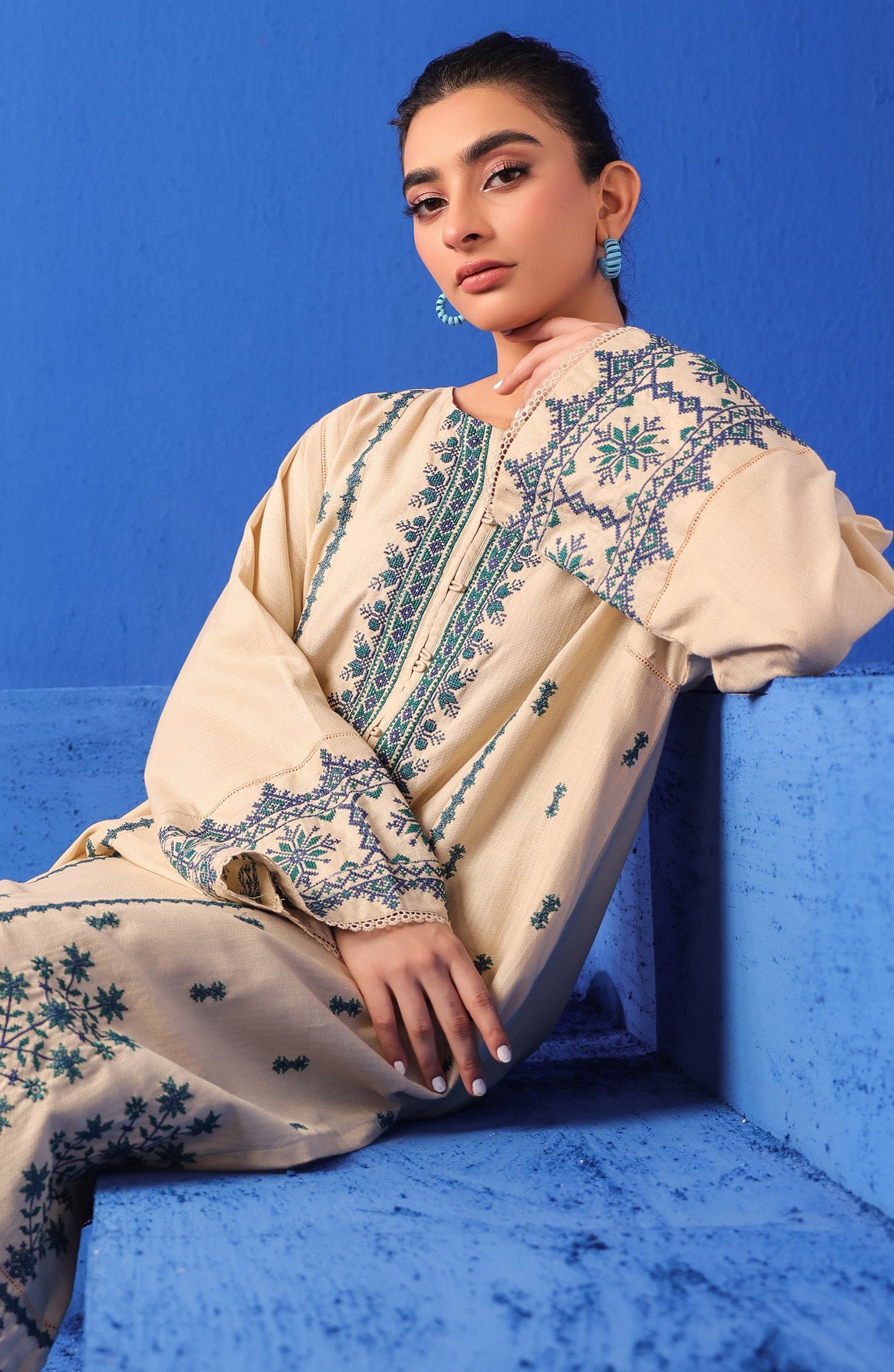 Orient - Stitched 2 Piece Embroidered Dobby Shirt and Dobby Pant