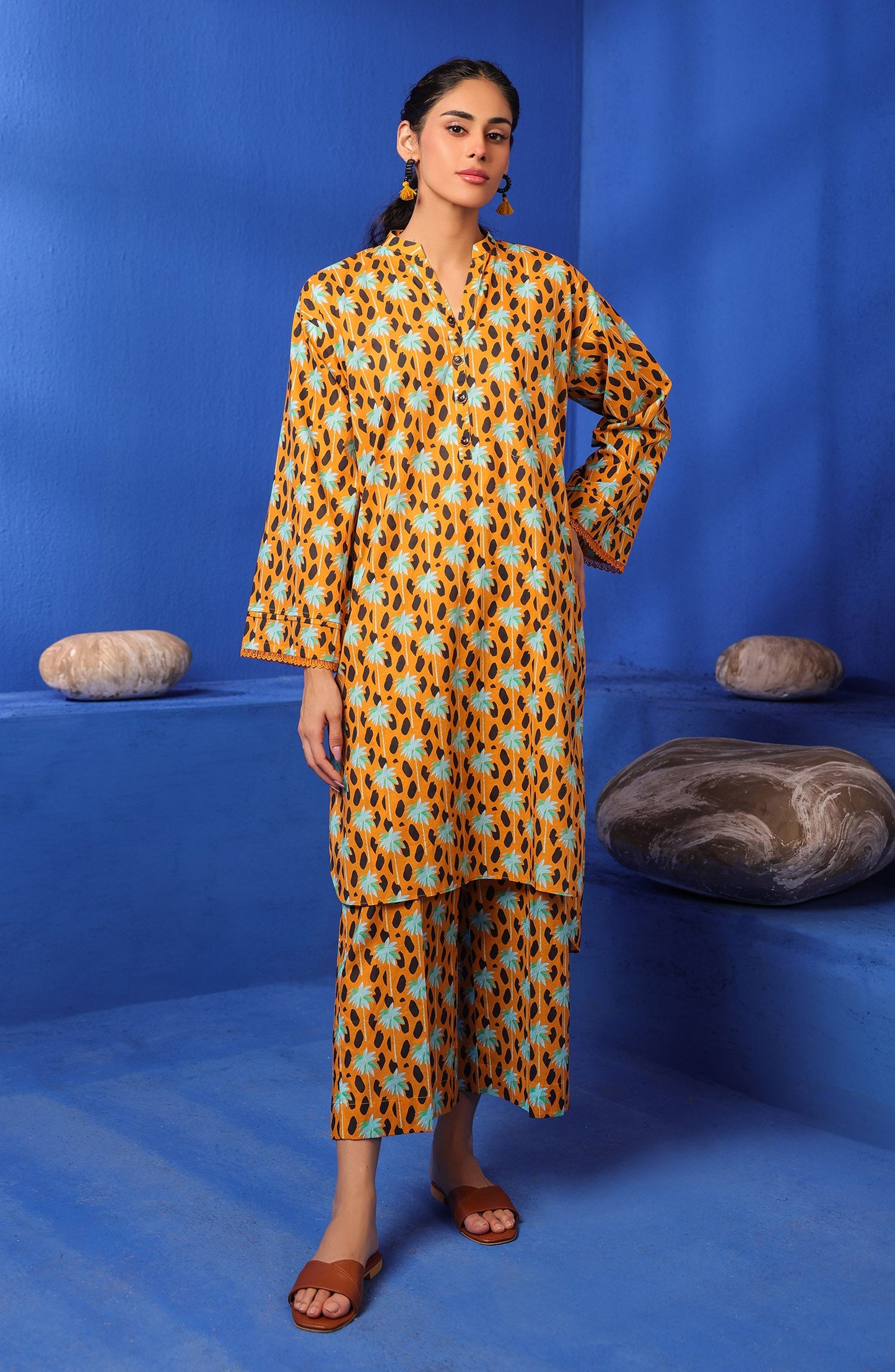 Orient - Stitched 2 Piece Printed Lawn Shirt and Lawn Pant