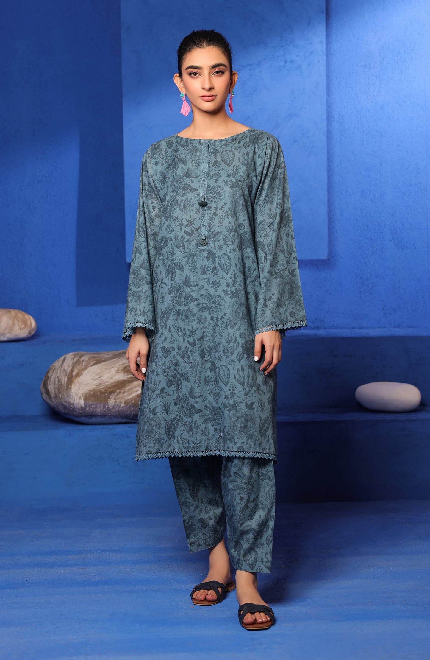 Orient - Stitched 2 Piece Printed Lawn Shirt and Lawn Pant
