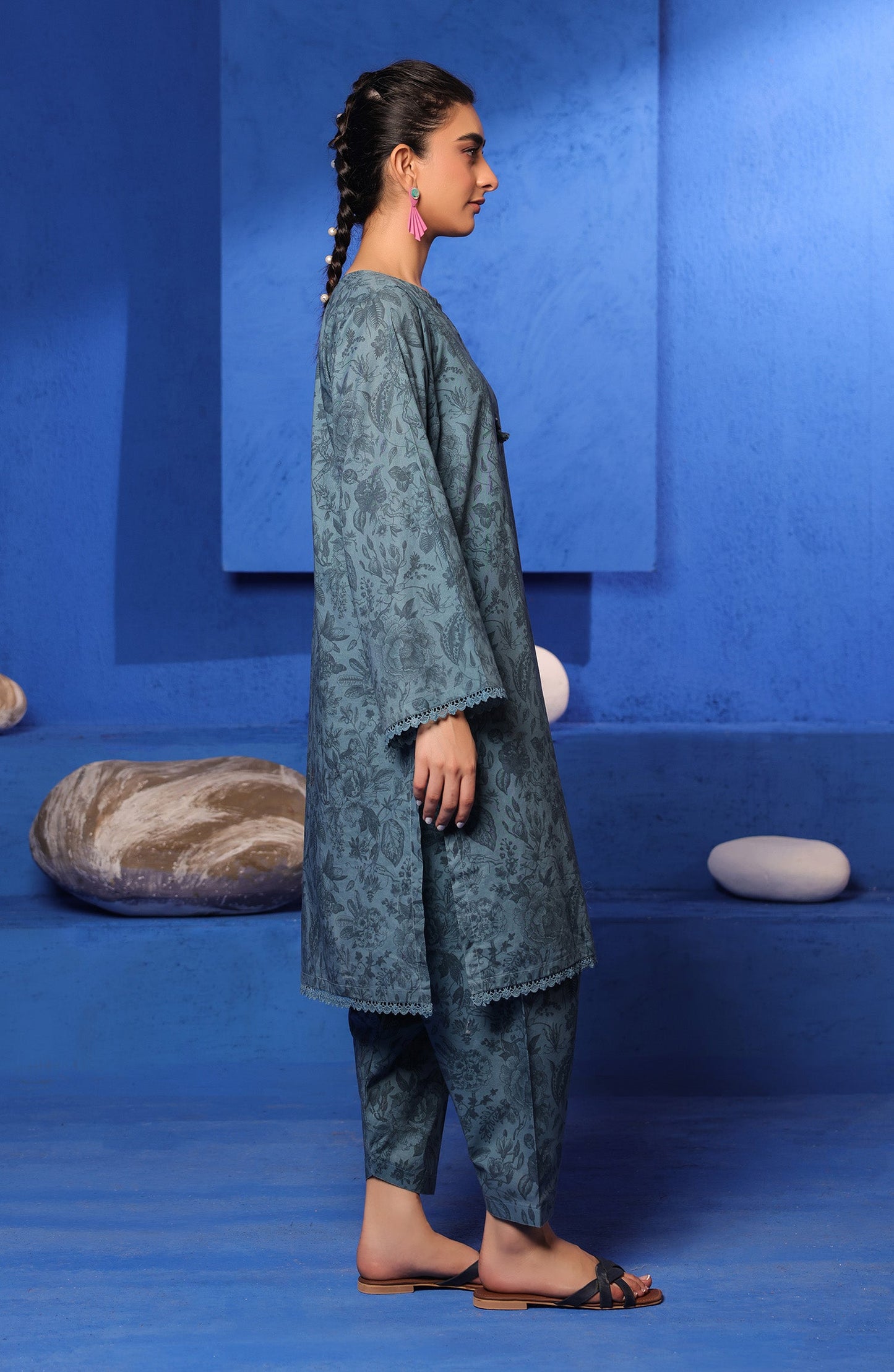 Orient - Stitched 2 Piece Printed Lawn Shirt and Lawn Pant