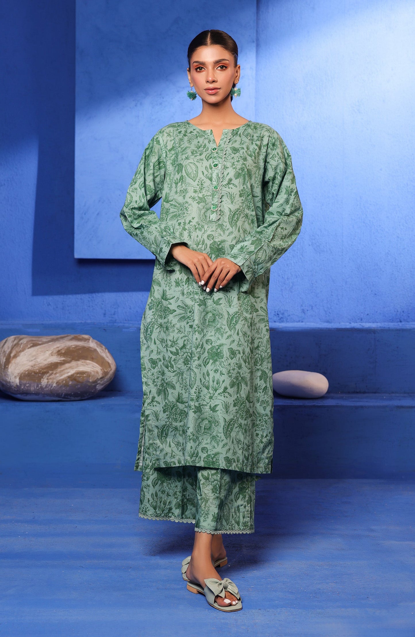 Orient - Stitched 2 Piece Printed Lawn Shirt and Lawn Pant