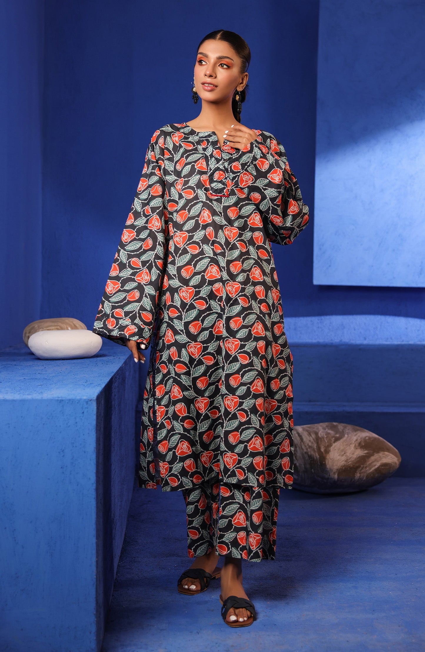 Orient - Stitched 2 Piece Printed Lawn Shirt and Lawn Pant