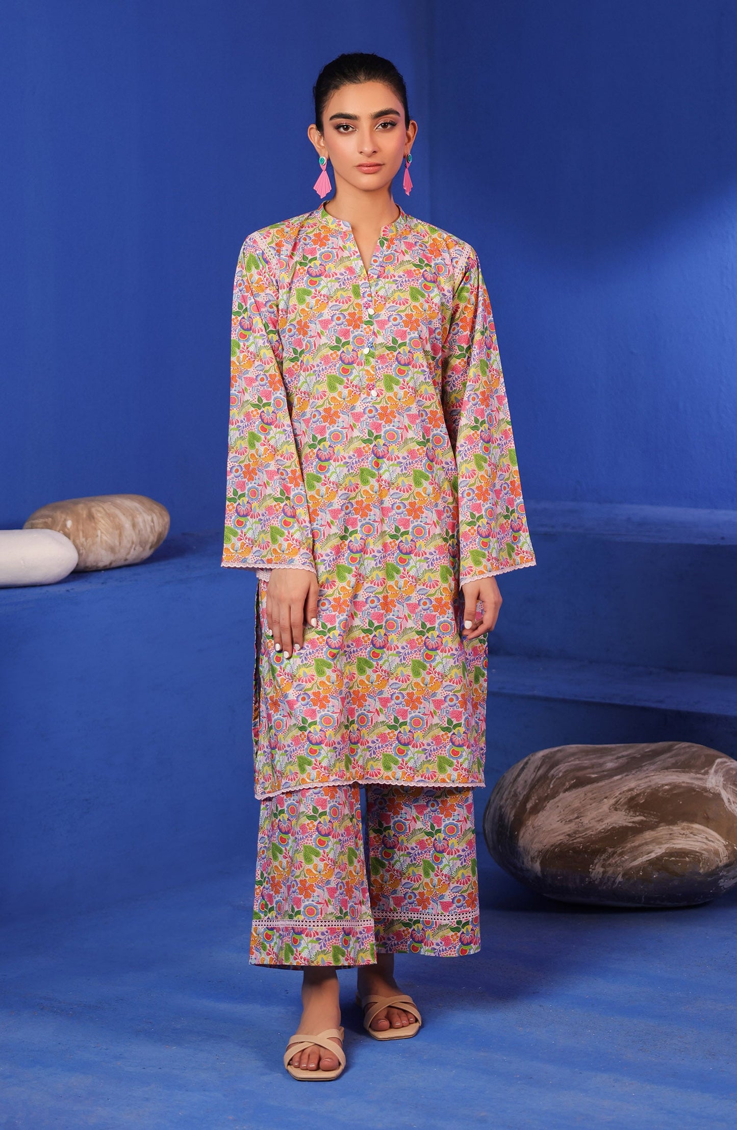 Orient - Stitched 2 Piece Printed Lawn Shirt and Lawn Pant