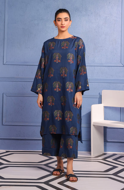 Orient - Stitched 2 Piece Plain Jacquard Shirt and Jacquard Pant