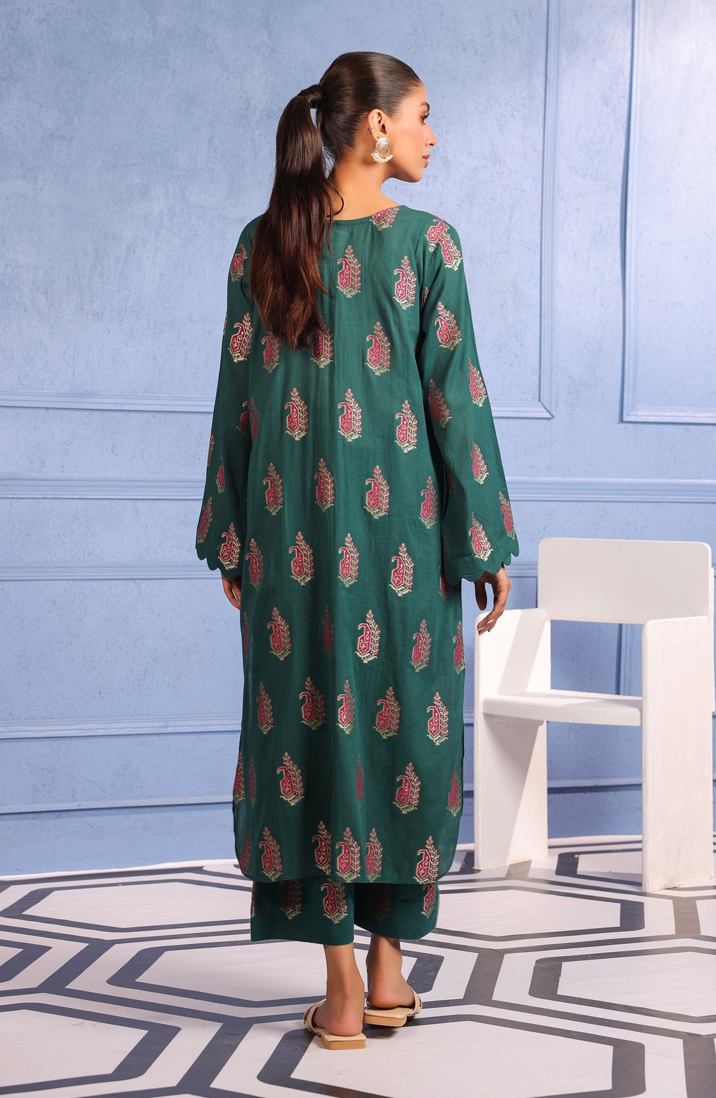 Orient - Stitched 2 Piece Jacquard Shirt and Jacquard Pant