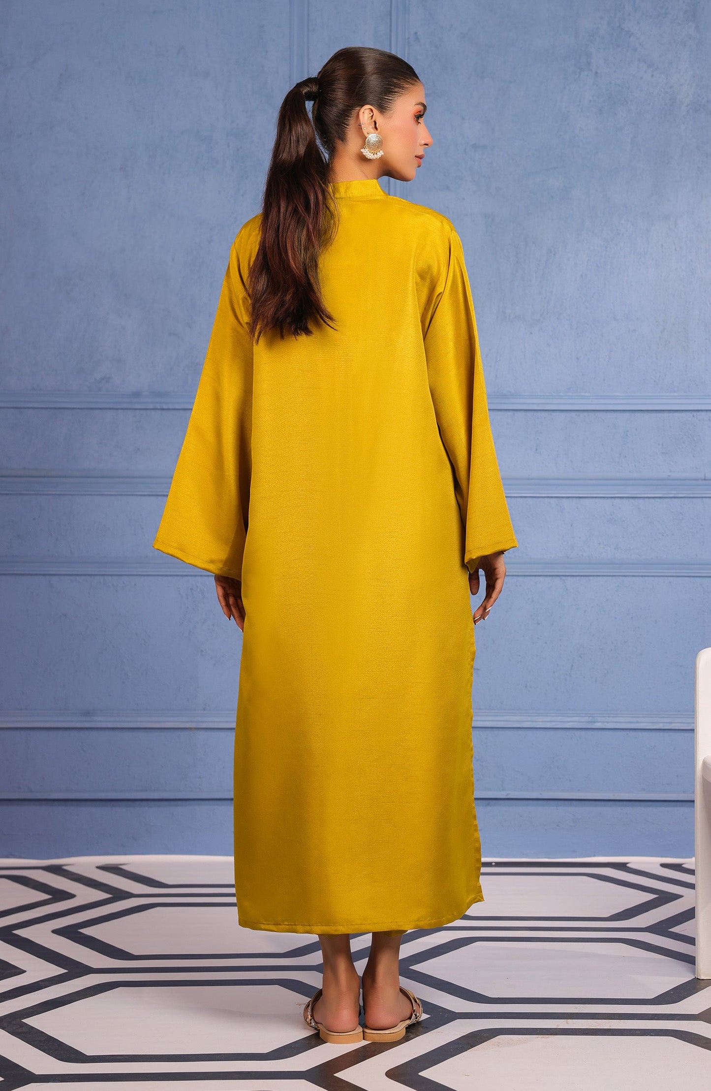 Orient - Stitched 2 Piece Plain Raw Silk Shirt and Raw Silk Pant