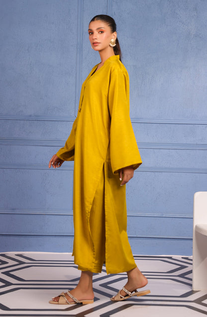 Orient - Stitched 2 Piece Plain Raw Silk Shirt and Raw Silk Pant