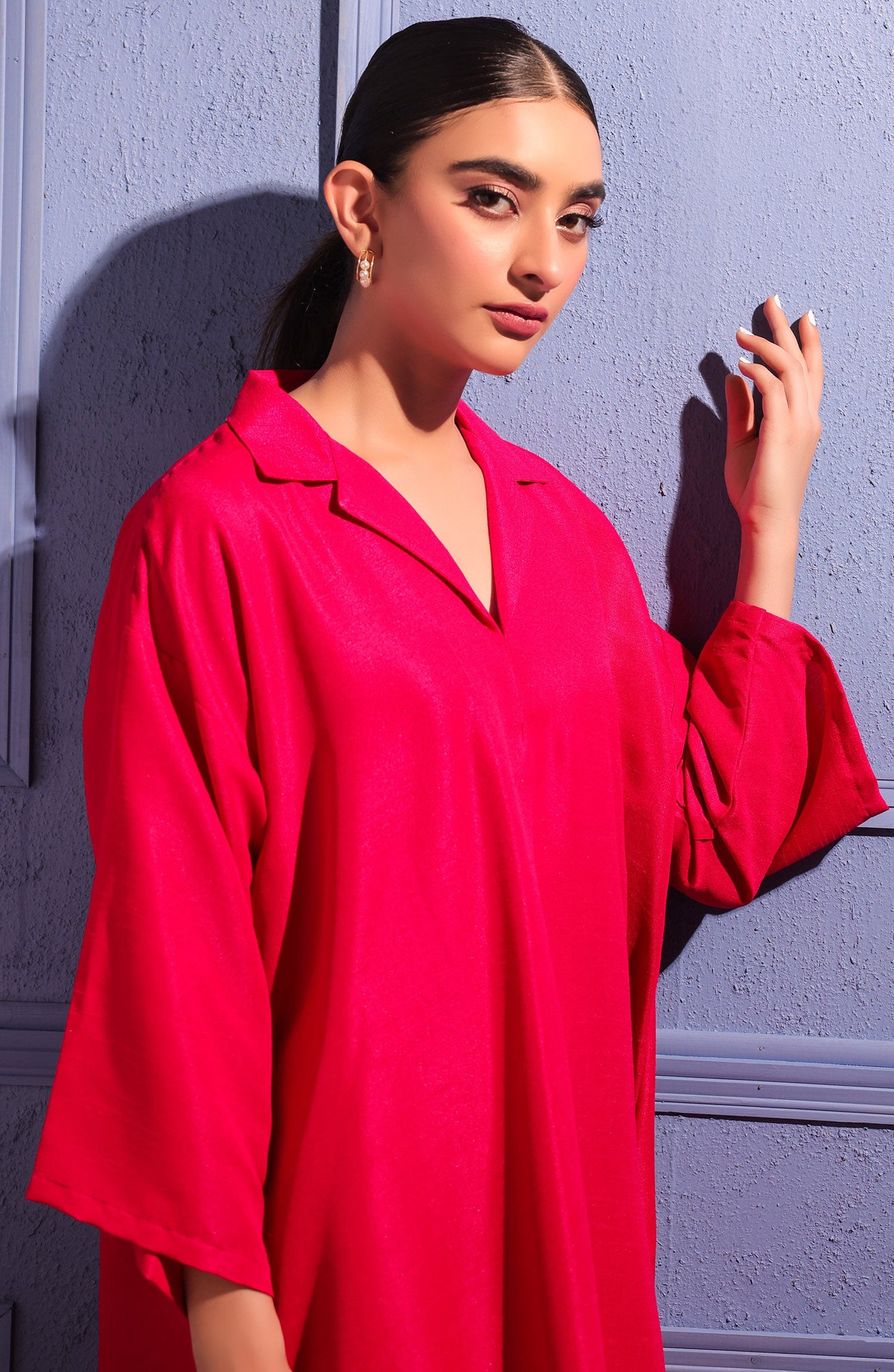 Orient - Stitched 2 Piece Plain Raw Silk Shirt and Raw Silk Pant