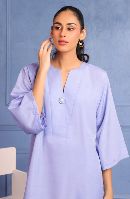 Orient - Stitched 2 Piece Plain Raw Silk Shirt and Raw Silk Pant