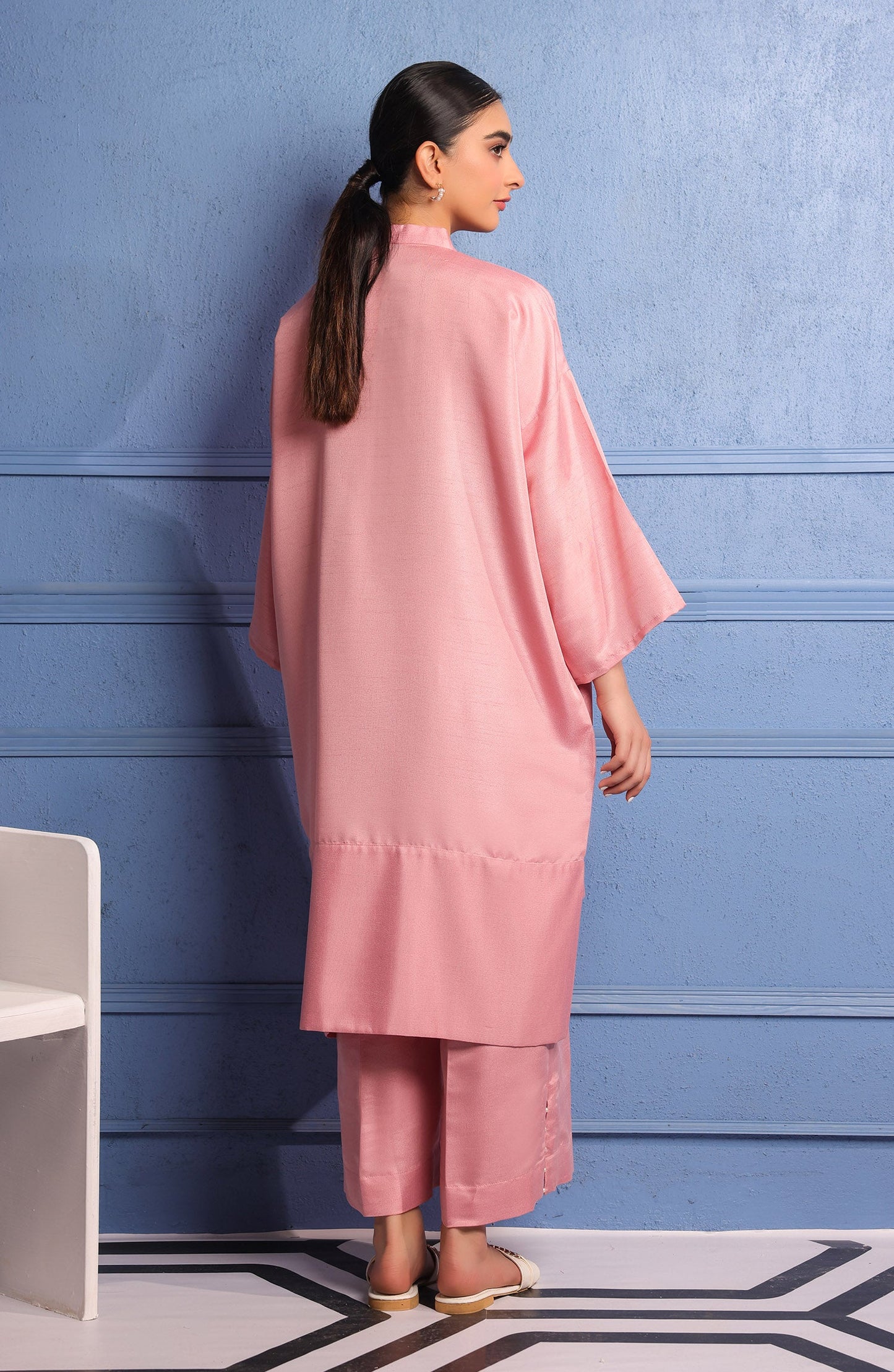 Orient - Stitched 2 Piece Plain Raw Silk Shirt and Raw Silk Pant
