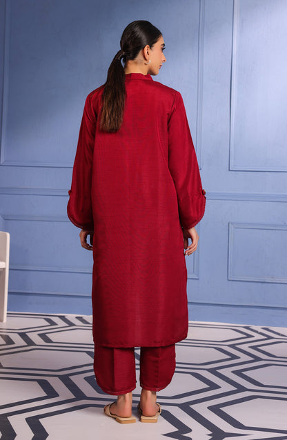 Orient - Stitched 2 Piece Plain Raw Silk Shirt and Raw Silk Pant